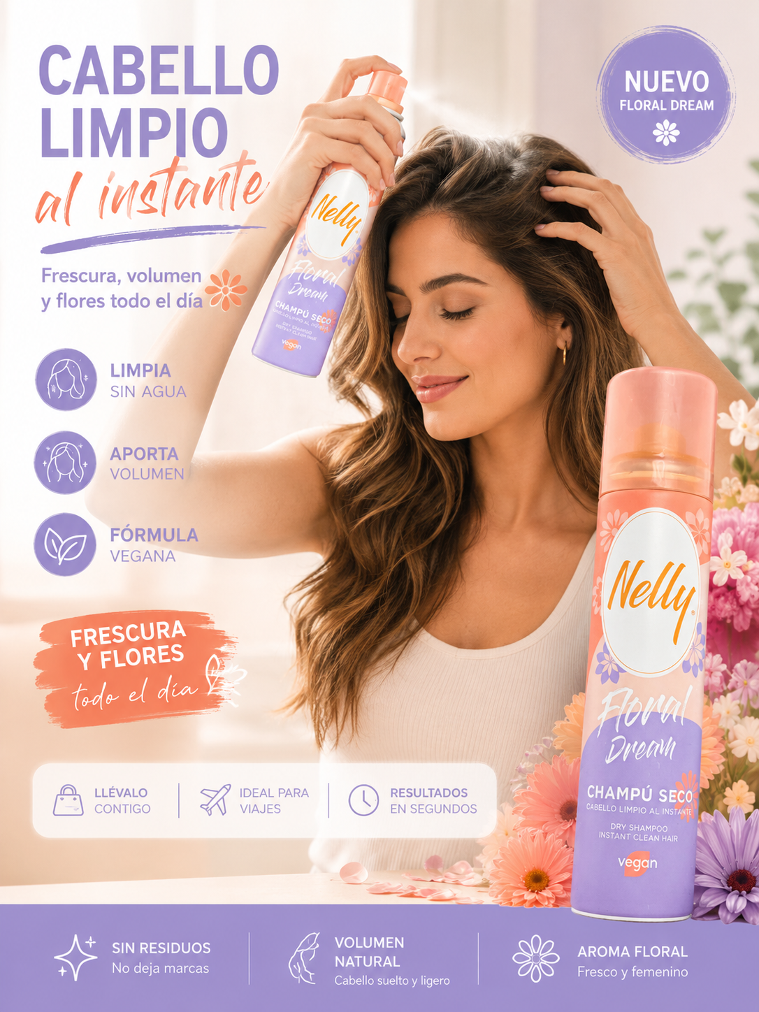 Champú Seco Floral Dream – Nelly
