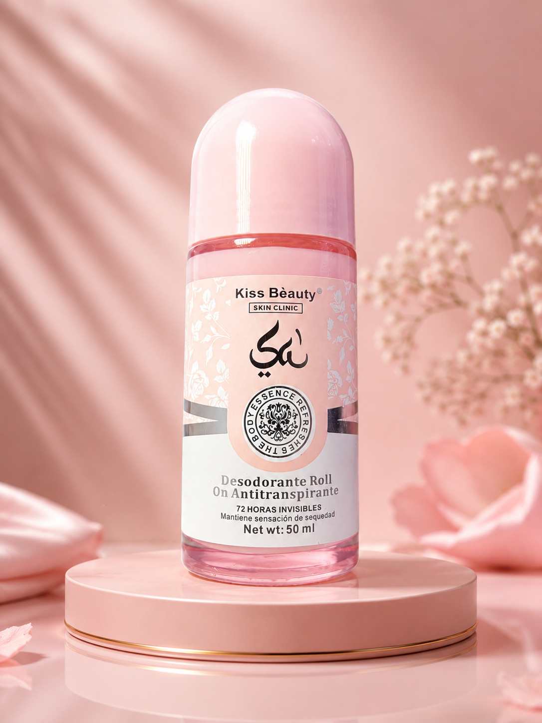 Desodorante Roll-On Kiss Beauty Fresh Essence – Protección 72H