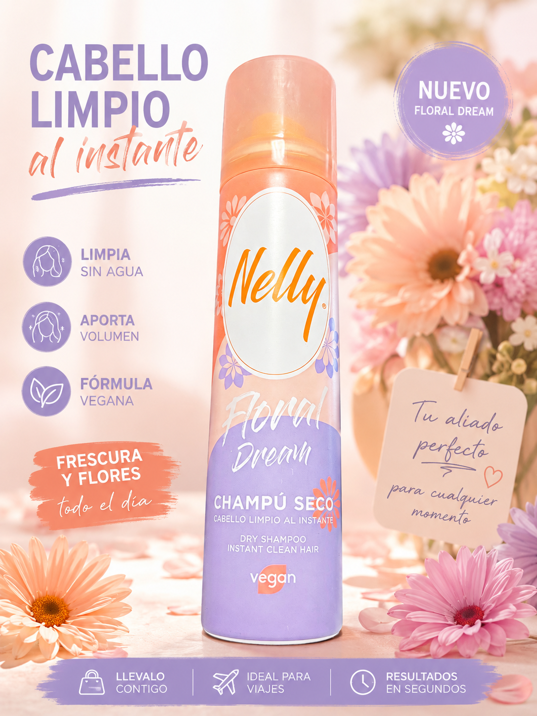 Champú Seco Floral Dream – Nelly