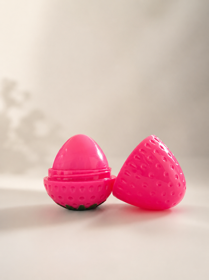 🍓 Bálsamo Labial Hidratante de Fresa – Strawberry Lip Balm
