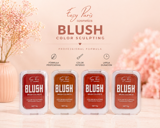 Colorete Compacto Glow Natural HD – Acabado Luminoso