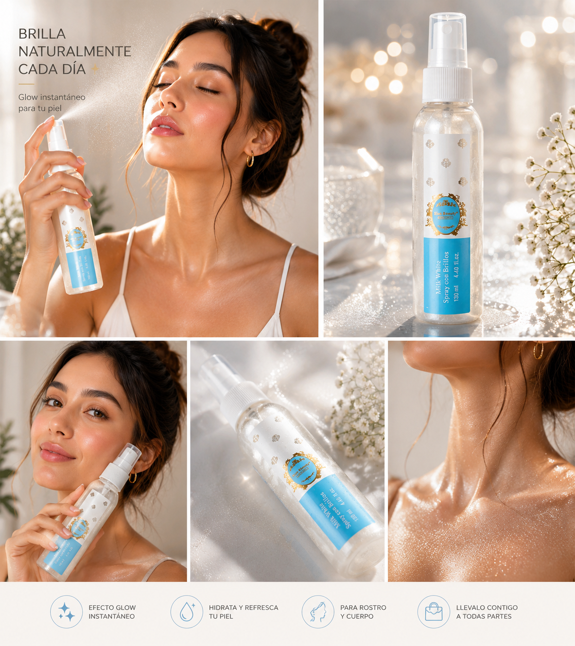 ✨ Kiss Beauty – Glow Milk Spray