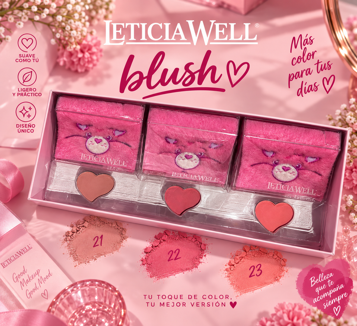 Colorete Osito Rosa – Leticia Well