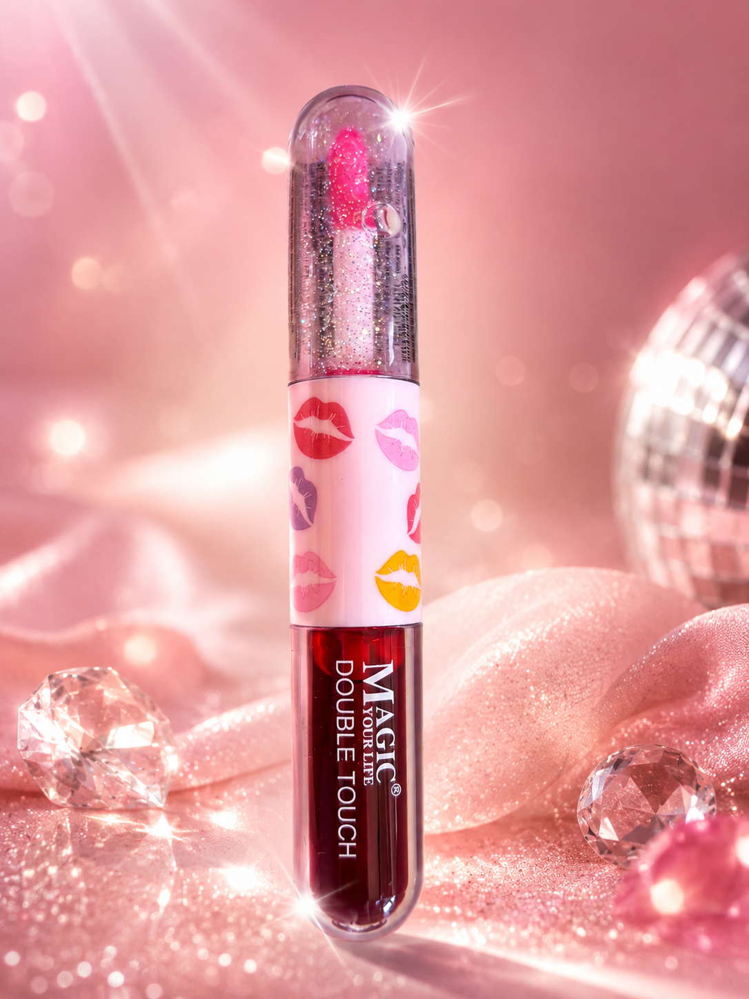 💋 Magic Double Touch 2 en 1 – Tinte + Brillo para Labios