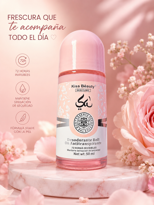 Desodorante Roll-On Kiss Beauty Fresh Essence – Protección 72H