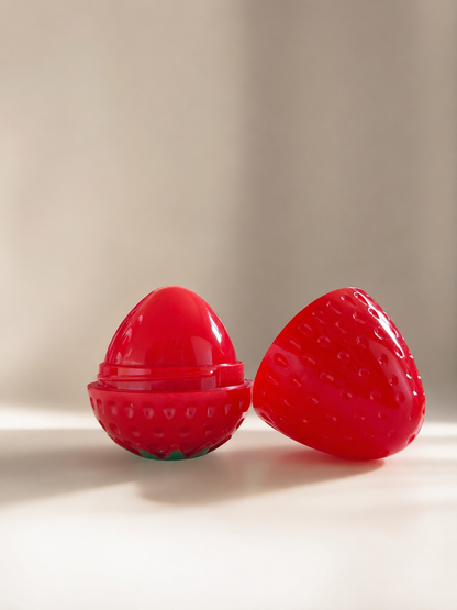 🍓 Bálsamo Labial Hidratante de Fresa – Strawberry Lip Balm