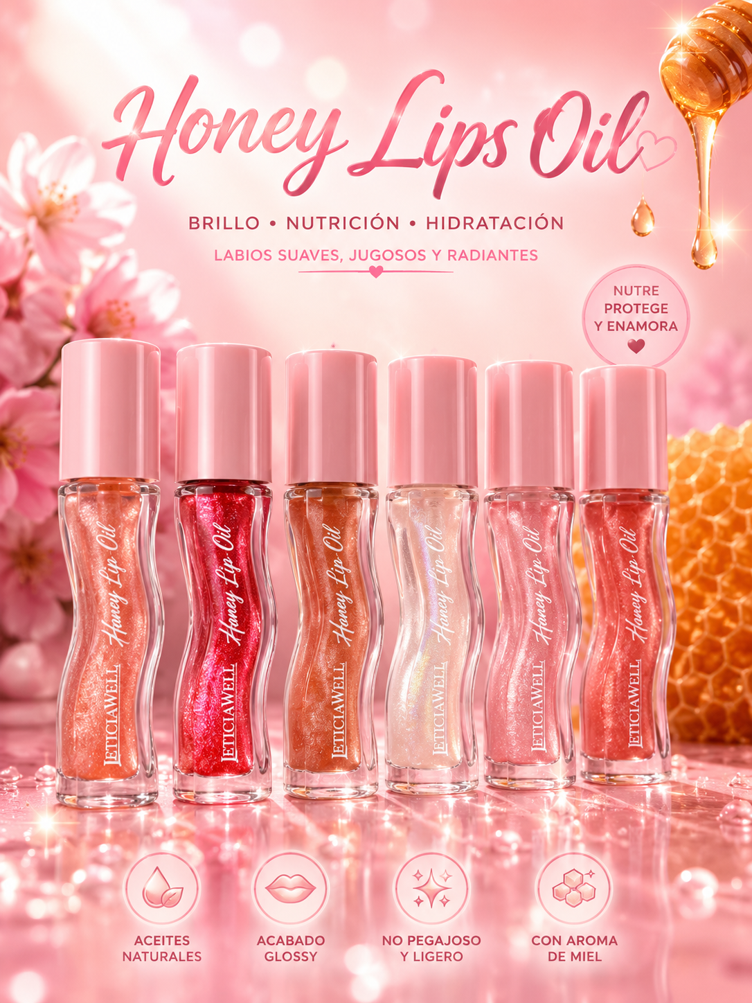 Honey Glow Lip Oil ✨