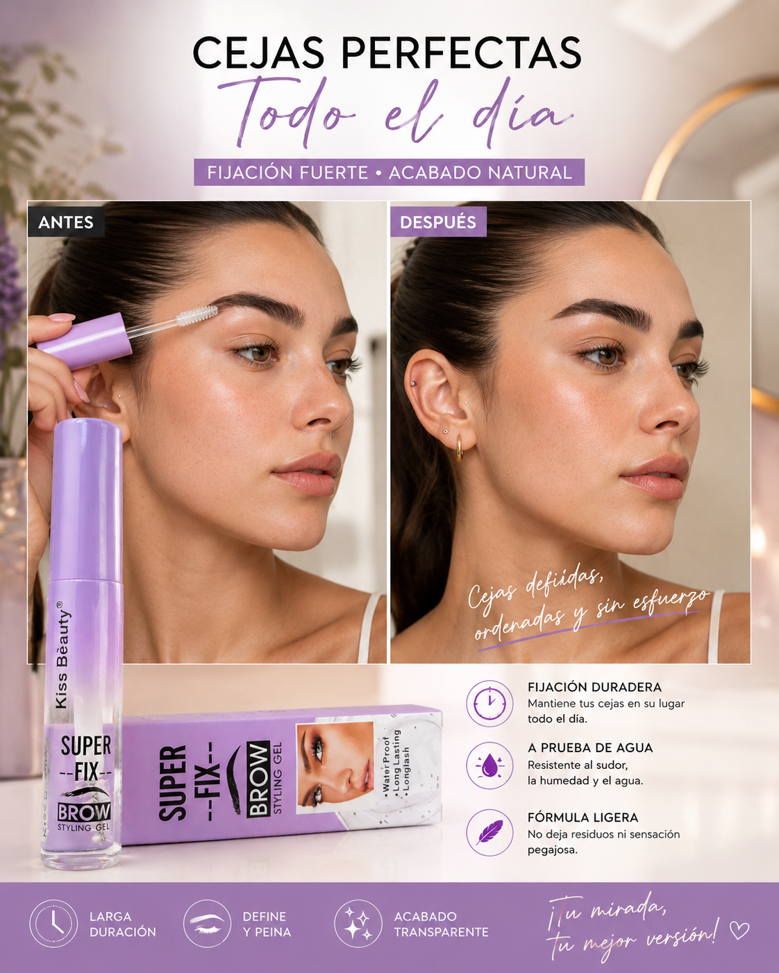 Fijador Transparente para Cejas