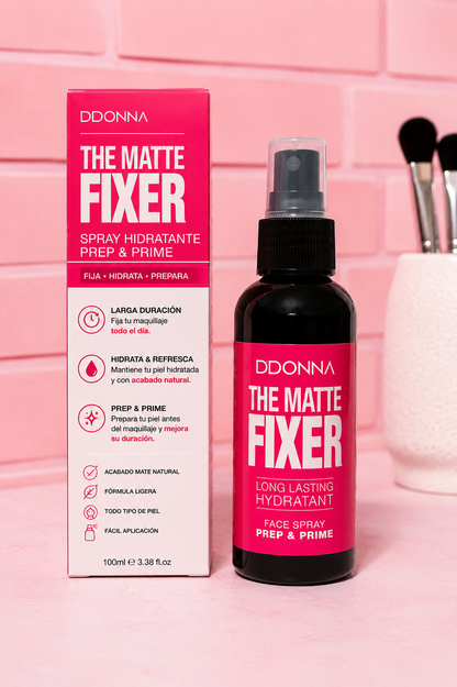 DDONNA Matte Fixer – Spray Fijador Hidratante