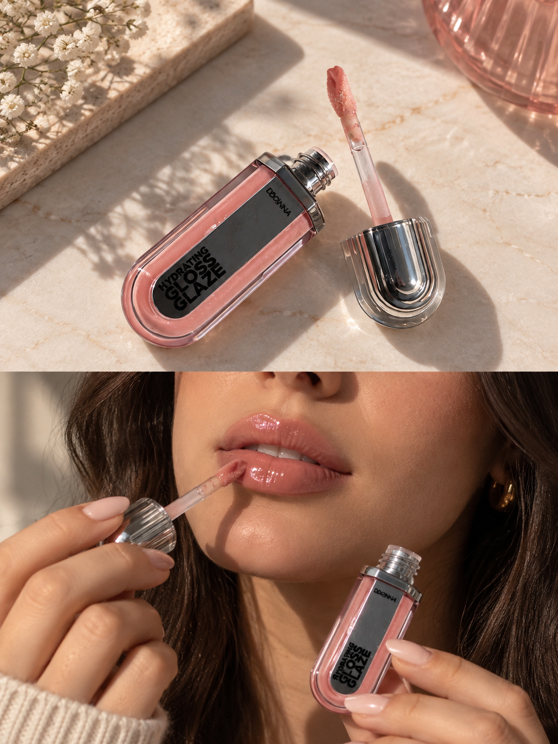 Gloss Hidratante Lip Shine Efecto Brillo y Volumen – D'Donna