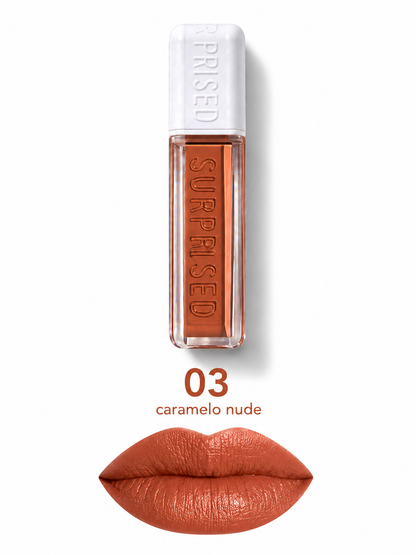 Lip Gloss Matte 6 Tonos – Color Intenso y Larga Duración