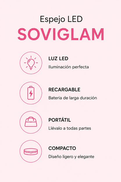 ✨ Espejo LED SoviGlam