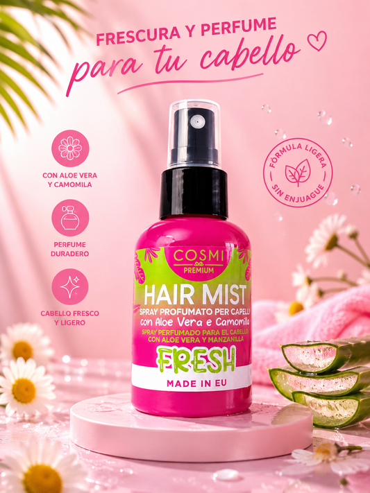 Perfume para Cabello Cosmi Premium Fresh – Hair Mist con Aloe Vera y Manzanilla