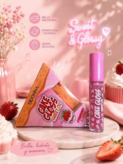 DDONNA Cake Gloss – Strawberry & Cream 🍓✨