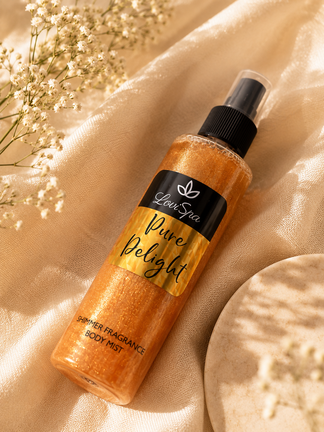 ✨ Pure Delight – Bruma Corporal Iluminadora con Shimmer ✨