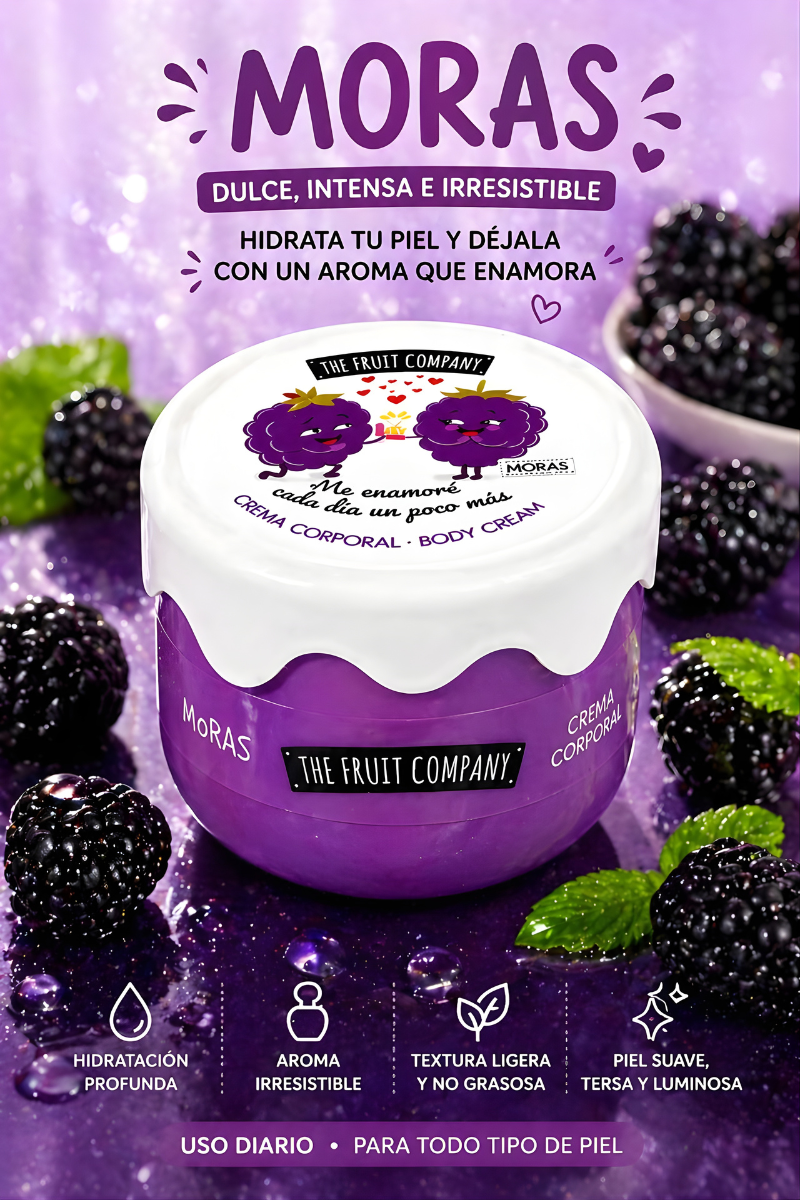 Crema Corporal Frutal Glow – Hidratación + Aroma Irresistible