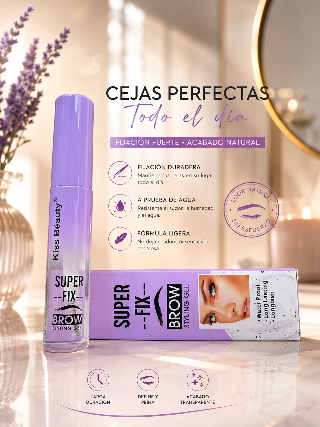 Fijador Transparente para Cejas