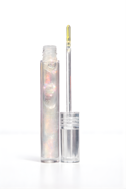 Gloss Diamond Glow ✨ Brillo con Glitter + Efecto Labios Jugosos