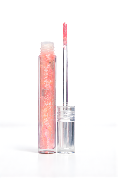 Gloss Diamond Glow ✨ Brillo con Glitter + Efecto Labios Jugosos
