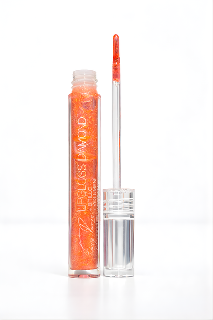 Gloss Diamond Glow ✨ Brillo con Glitter + Efecto Labios Jugosos